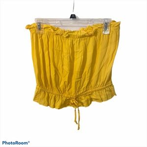 PacSun Yellow Crop Top